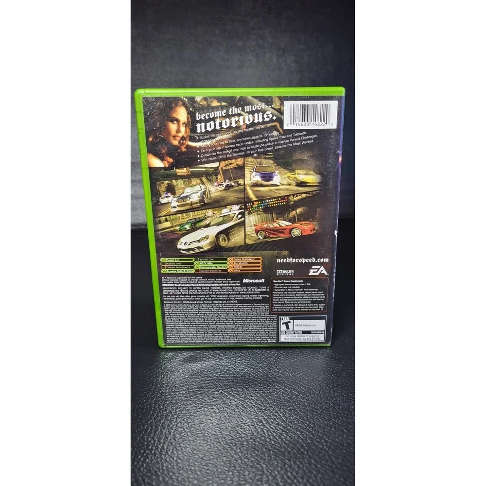 Need for Speed Most Wanted Xbox Original 2005 Complete CIB Tested with Manual